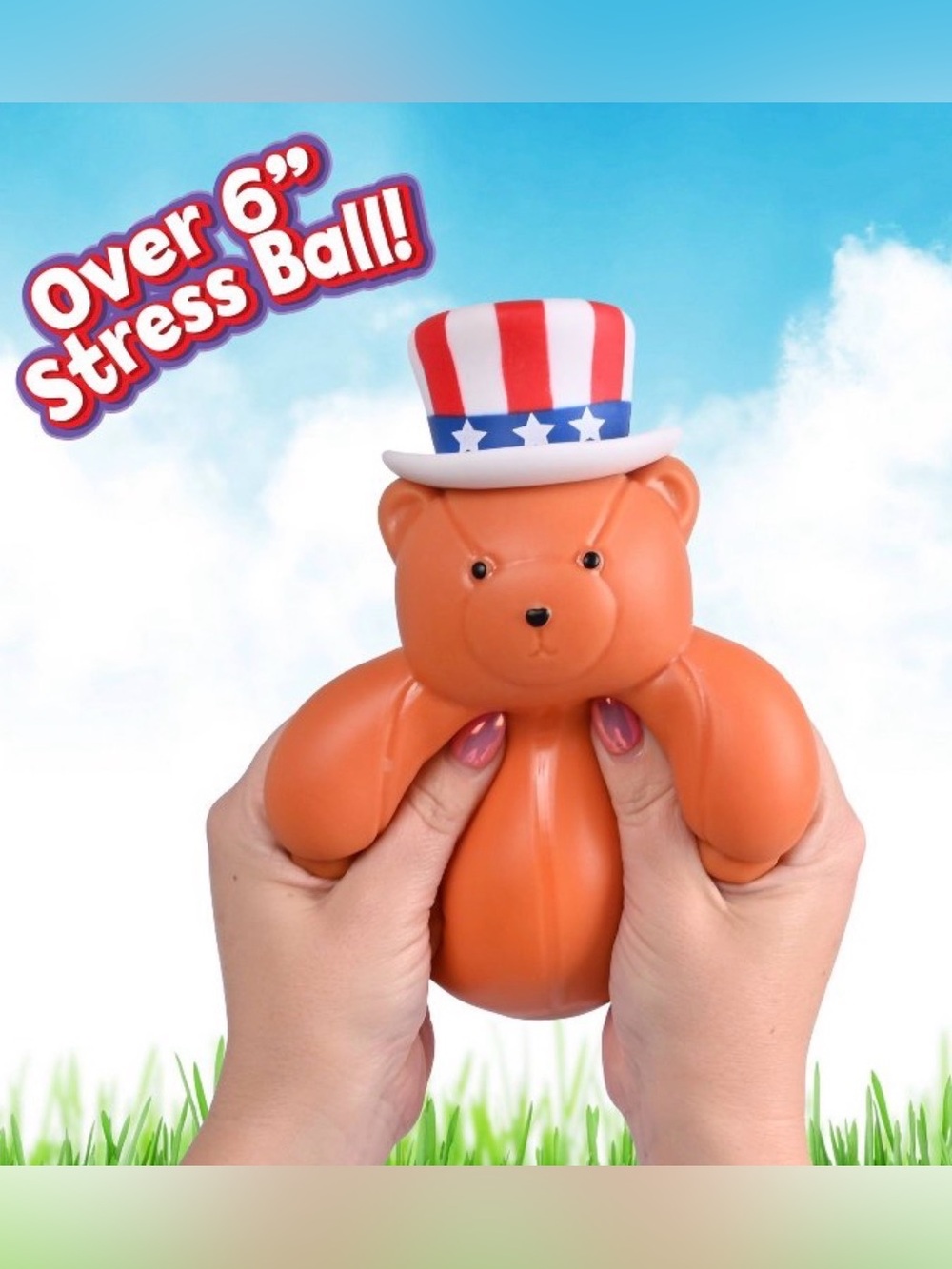 Limited Edition Americana Viral Patriotic Bear Squeezy - Picture 2 of 3